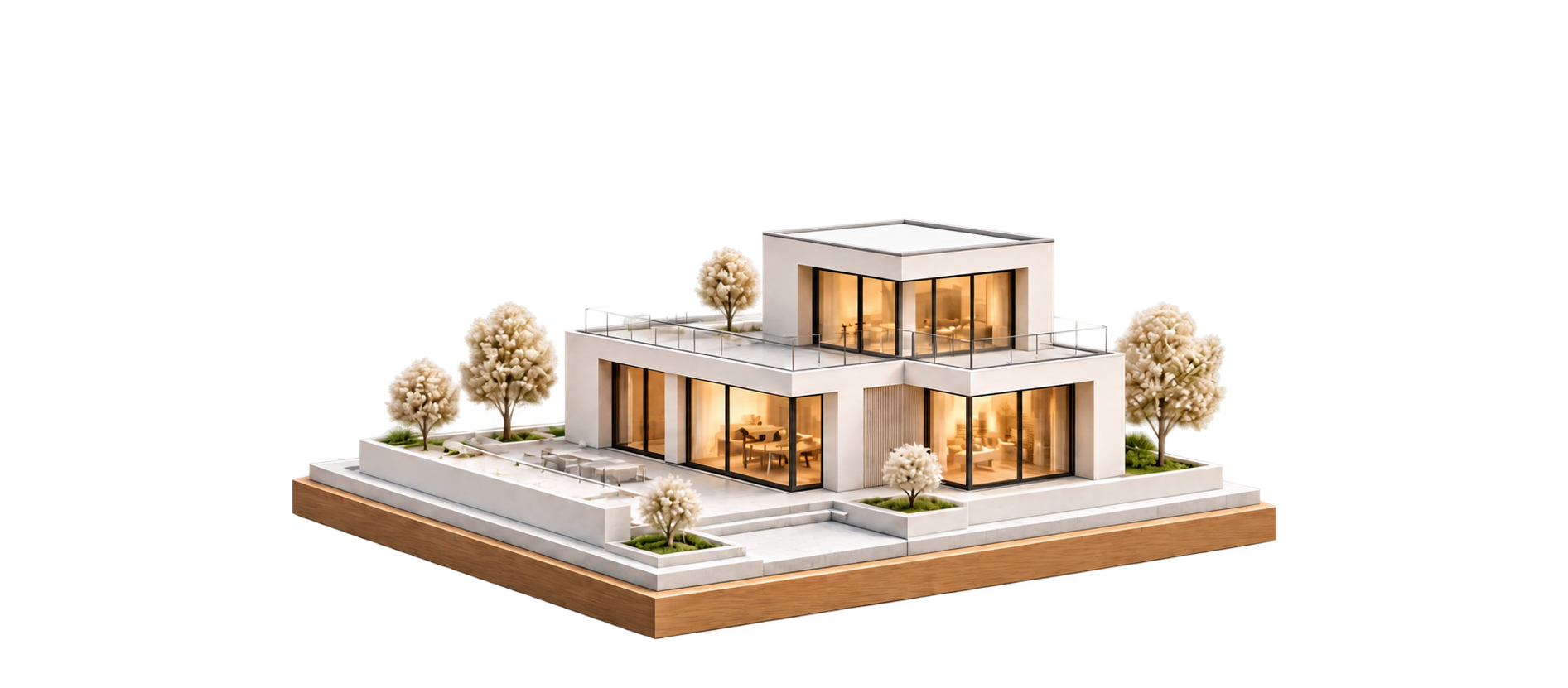 Architektur & Planung · freigestellte STUBAU Konzeptvisualisierung
