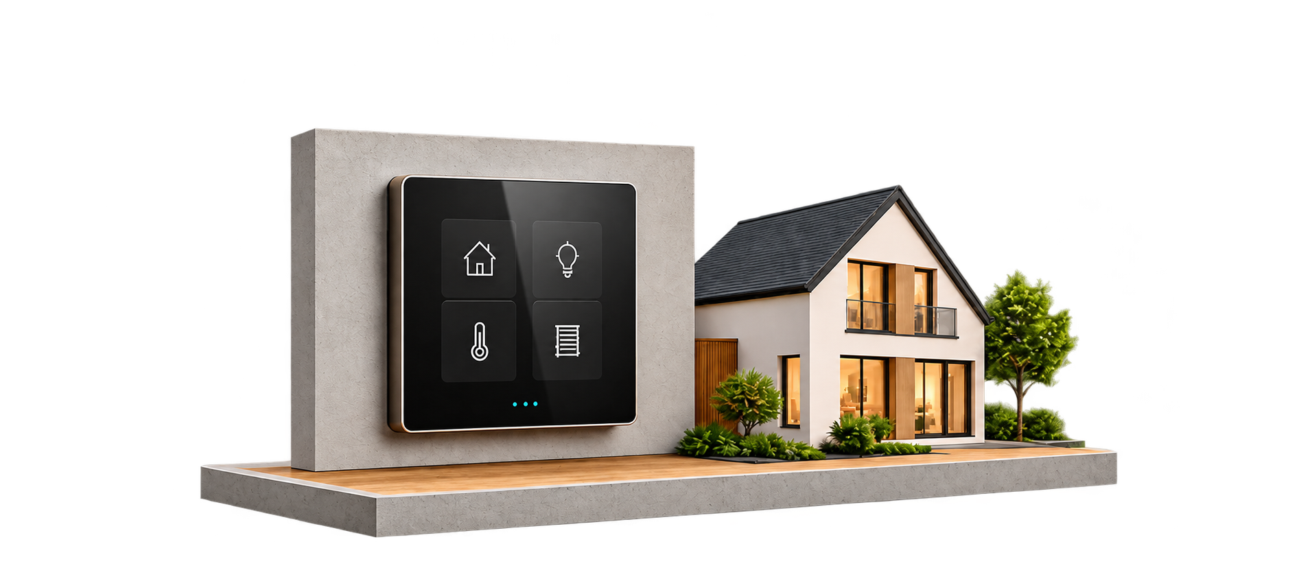 Smart Home · freigestellte STUBAU Konzeptvisualisierung